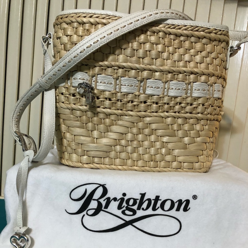 Brighton straw purse